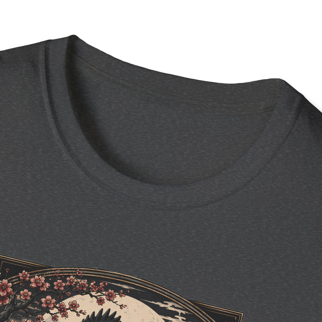 Shadow Samurai Ayam Cemani T-Shirt — Moonrise Warrior Rooster Tee