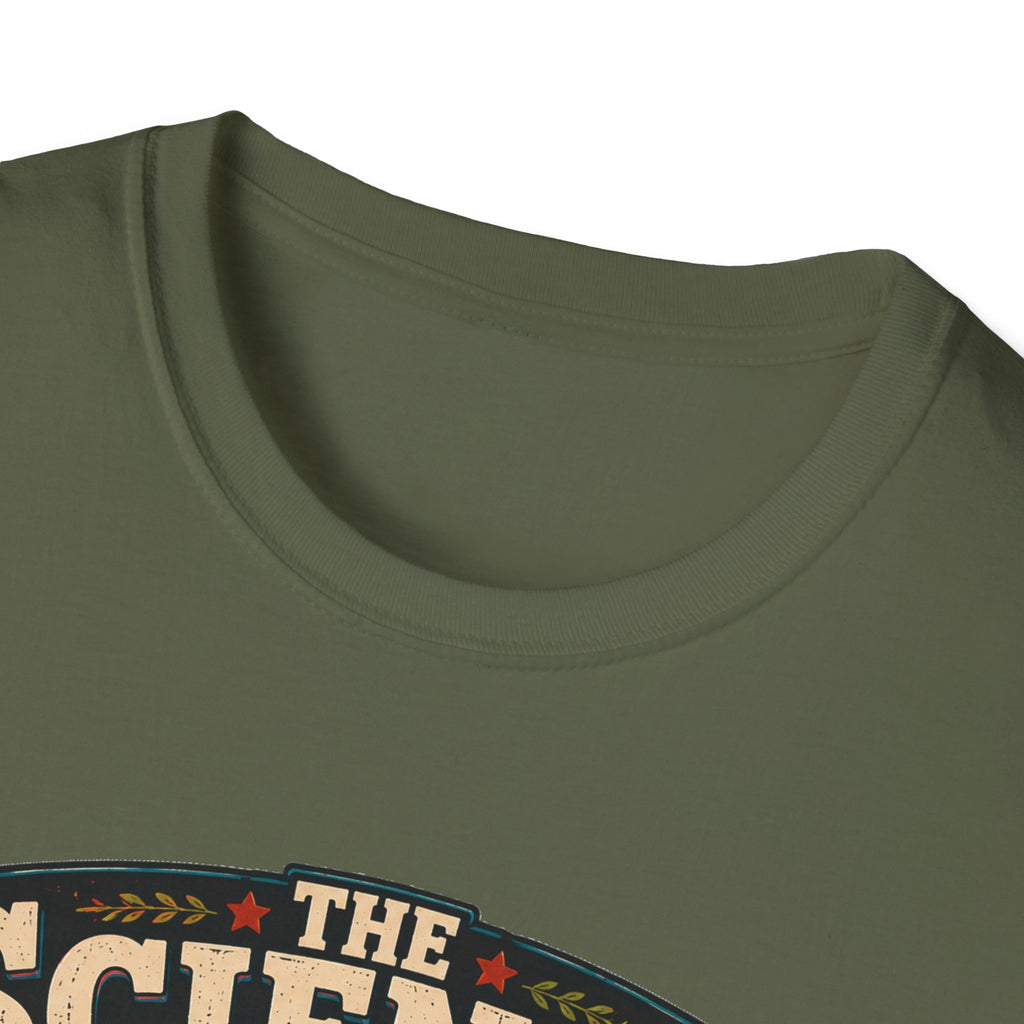 The Science Is Undeniable T-Shirt — Chicken Math Pie Chart Tee