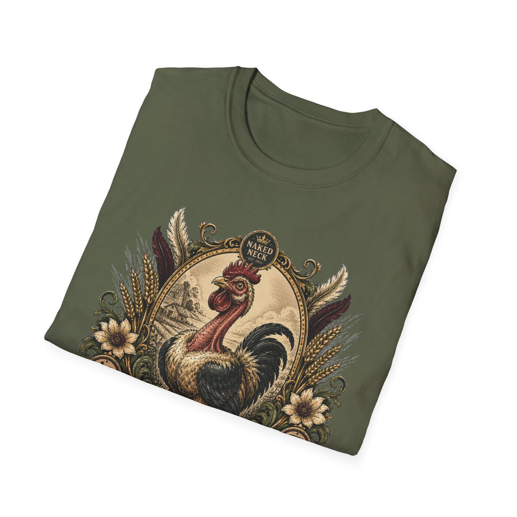 Proudly Unconventional T-Shirt — Proudly Naked Neck Rooster Tee