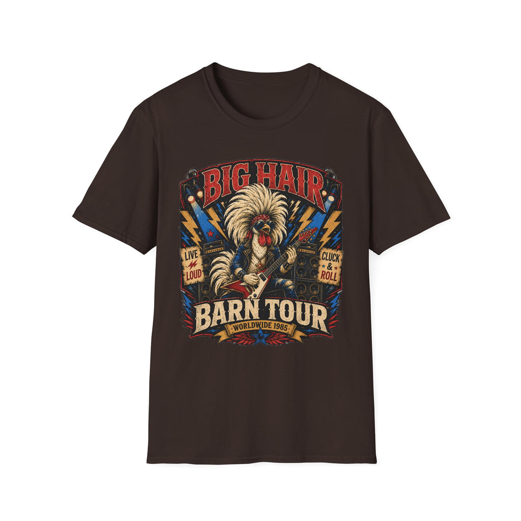 Big Hair Rock Star Concert Polish Chicken T-shirt, photo 8