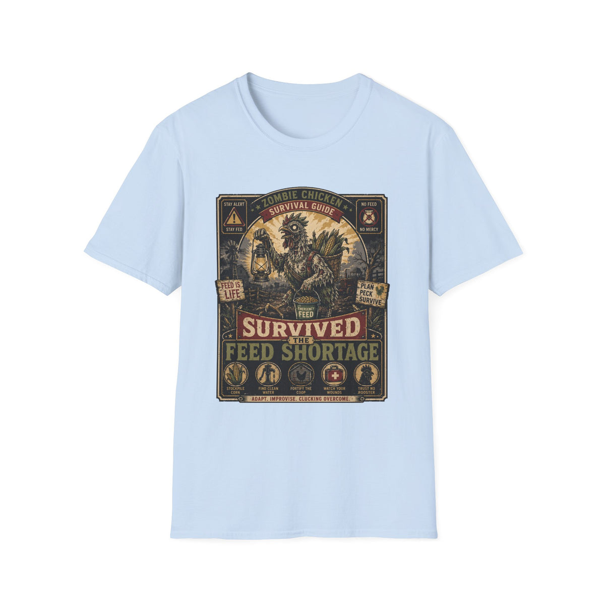 Zombie Chicken Survival Guide T-shirt, photo 8