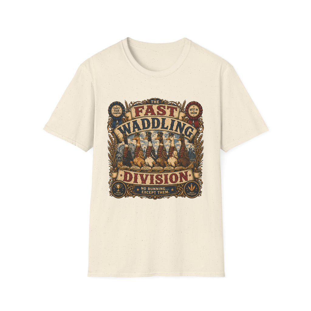Fast Waddling Division Indian Runner T-shirt, photo 5