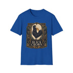 The Black Crown Ayam Cemani T-Shirt — Art Deco Rooster Graphic Tee
