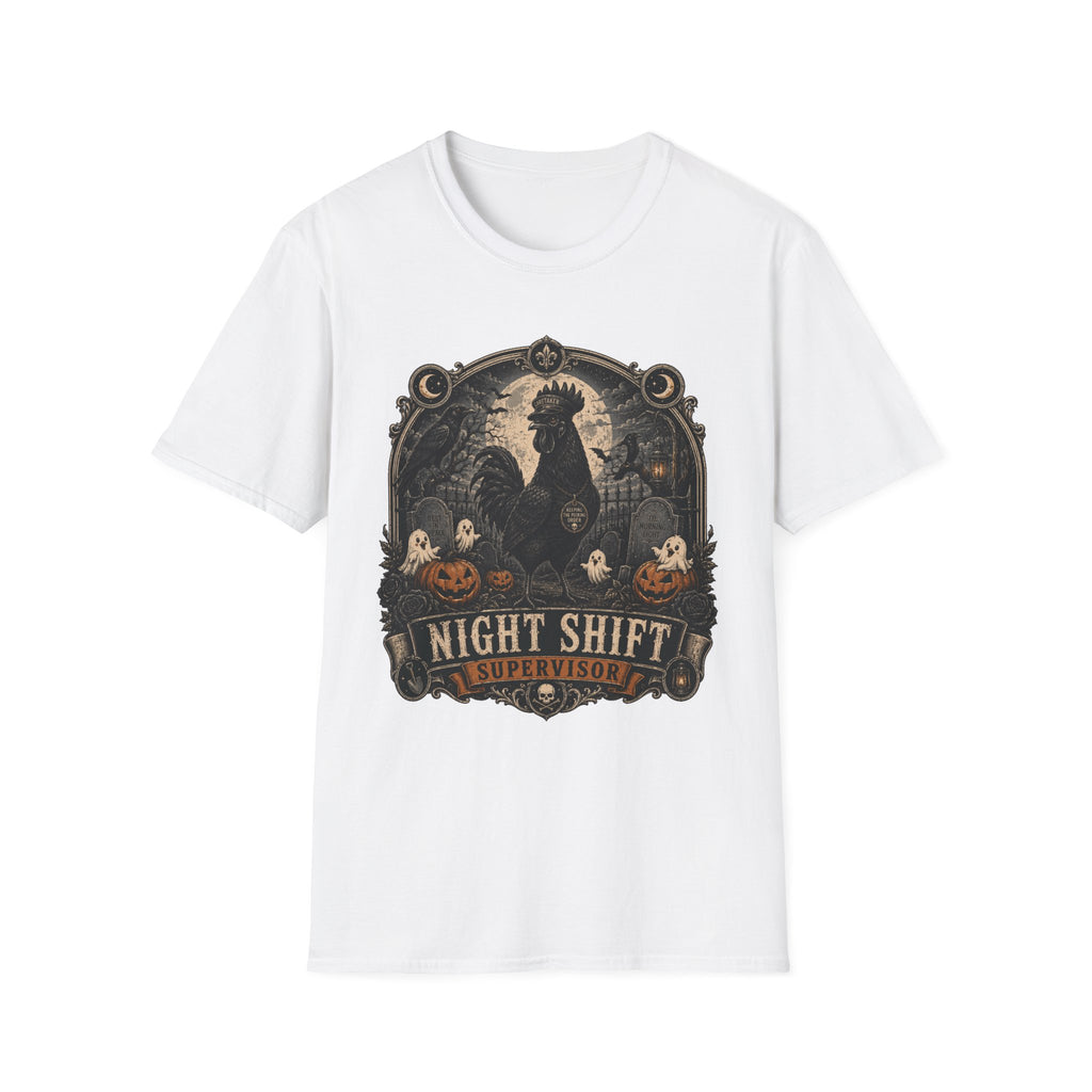 Night Shift Supervisor Ayam Cemani T-shirt, photo 2