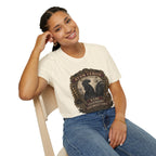 Ayam Cemani Heritage Badge T-Shirt — Rare All-Black Rooster Graphic Tee