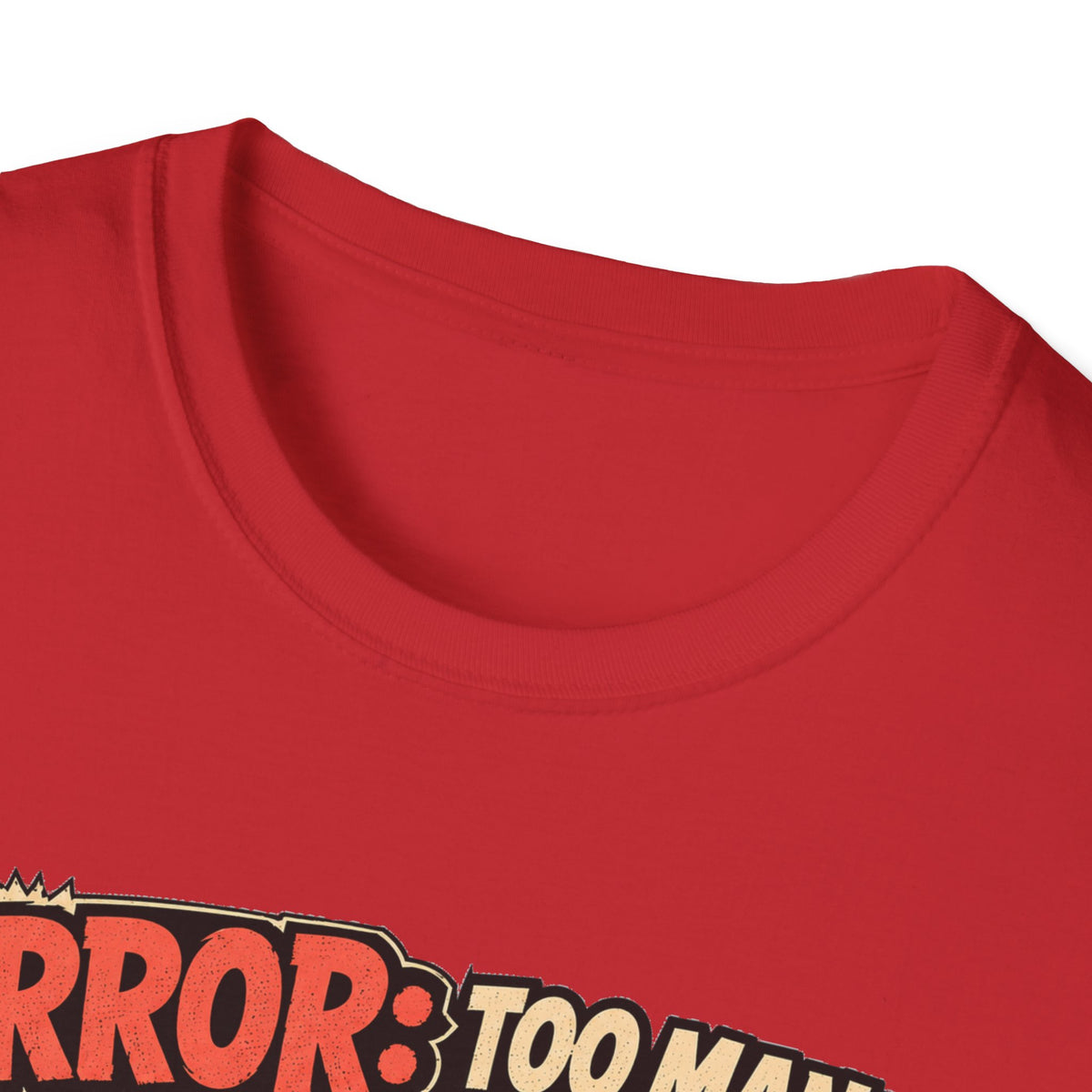 Too Many Chickens Error T-Shirt — Chicken Math Calculator Tee