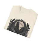 The Midnight Monarch Ayam Cemani T-Shirt — Moonlit Rooster Graphic Tee