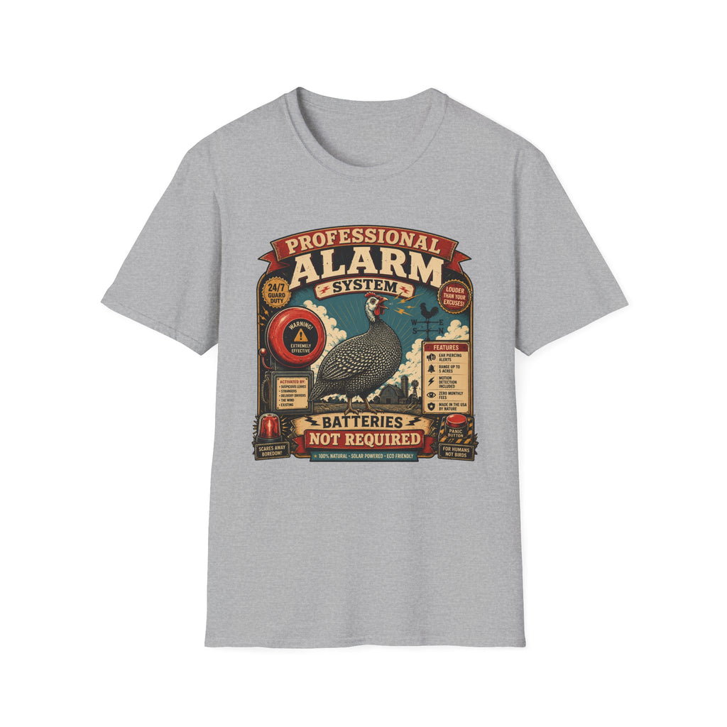 Professional Alarm System Guinea Fowl T-shirt, photo 3