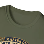 Master of Chicken Mathematics T-Shirt — Collegiate Crest Graphic Tee