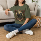Legend of the Barnyard Dark Brahma T-Shirt — Vintage Rooster Label Tee