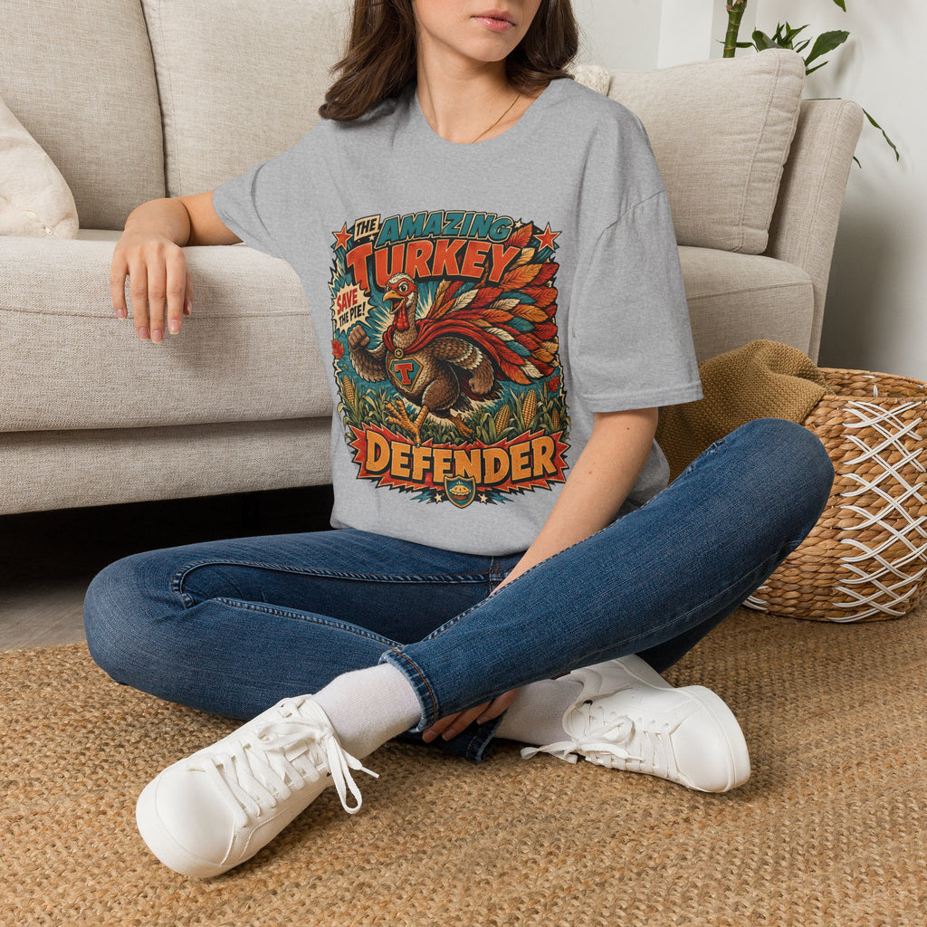 The Amazing Turkey Defender Tee — Save the Pie!