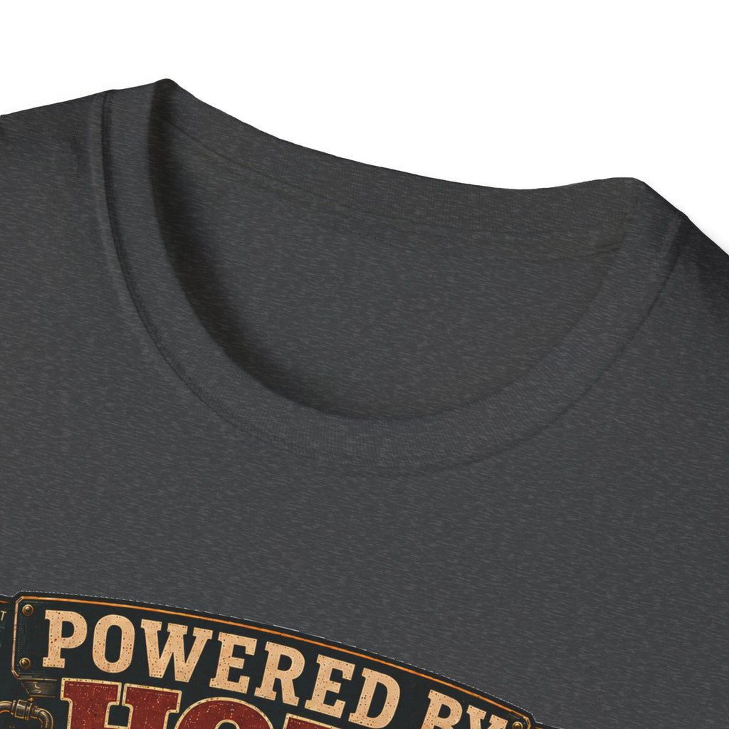 Powered by Hope and Patience T-Shirt — Funny Incubator Homestead Tee