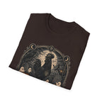Night Shift Supervisor Ayam Cemani T-Shirt — Caretaker Rooster Graphic Tee