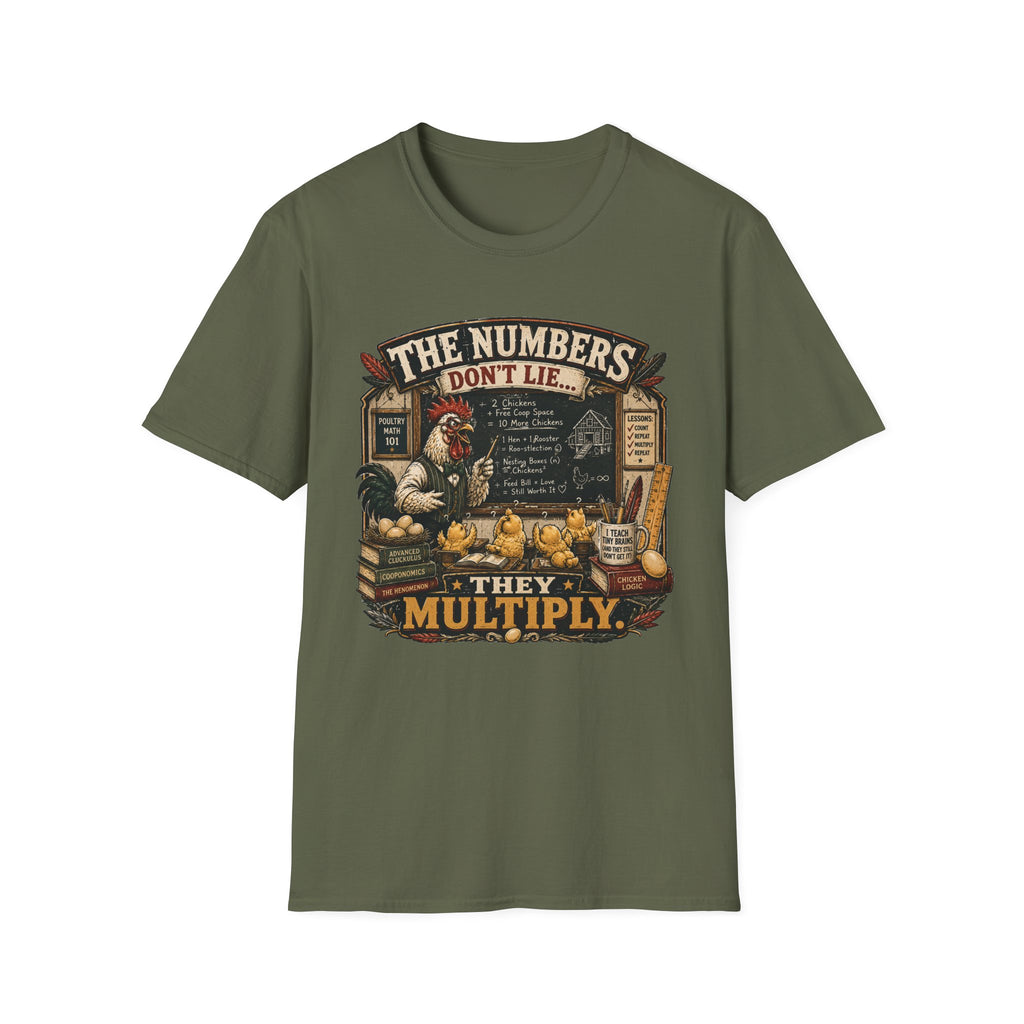 The Numbers Don't Lie They Multiply T-shirt, photo 6
