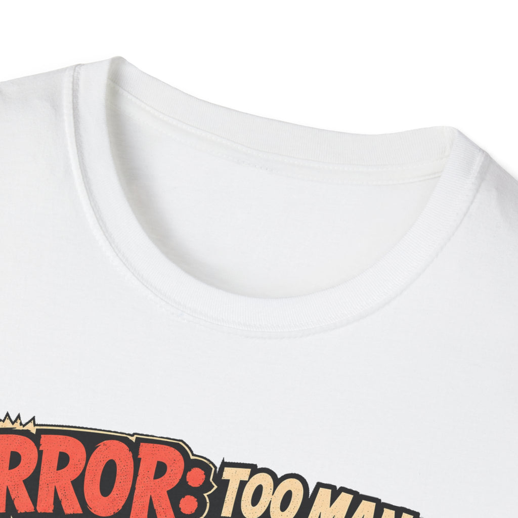 Too Many Chickens Error T-Shirt — Chicken Math Calculator Tee