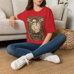 Wildflower Silkie T-Shirt — Art Nouveau Botanical Hen Tee