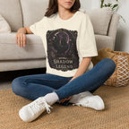 Shadow and Legend Ayam Cemani T-Shirt — Gothic Emblem Rooster Tee