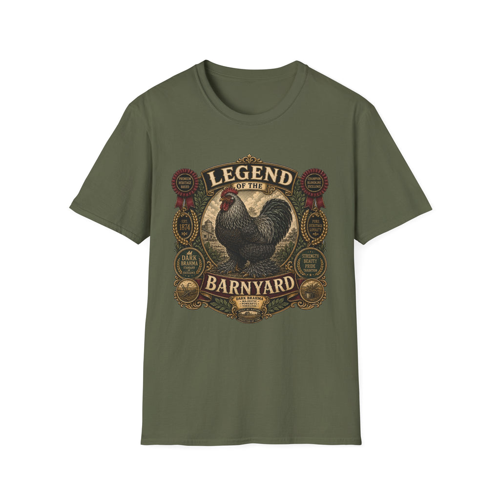 Legend of the Barnyard Dark Brahma T-shirt, photo 6