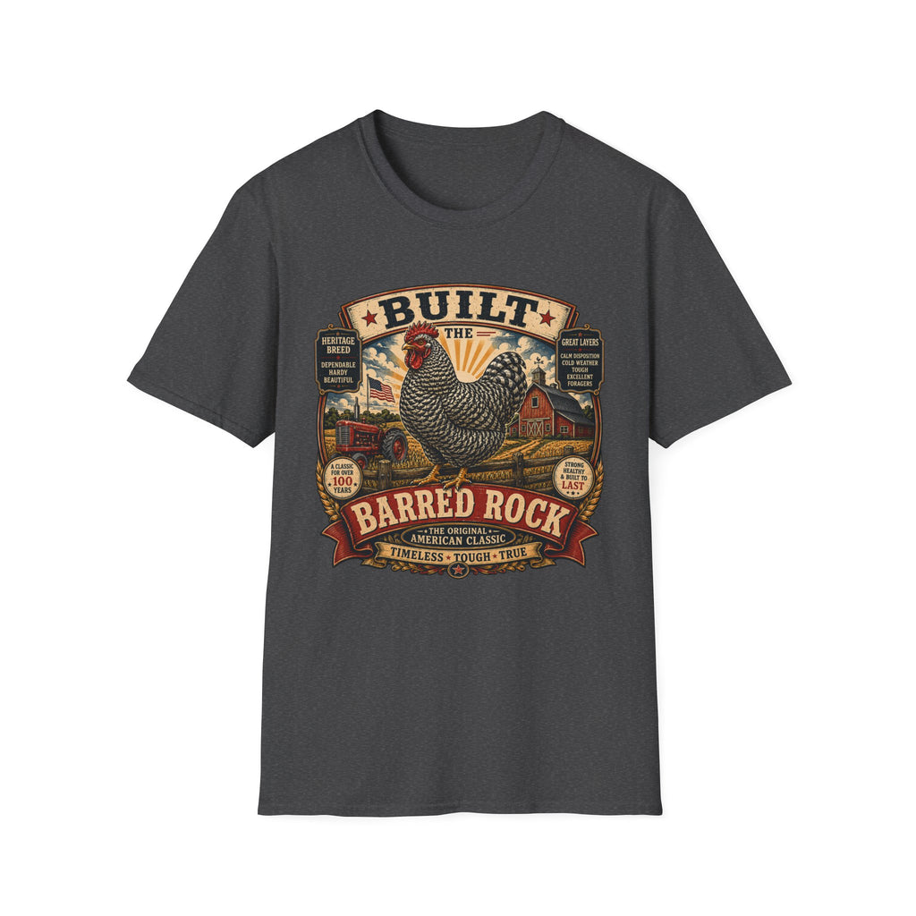 Barred Rock Rooster T-shirt, photo 7