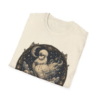 Featherborn Dreamer Silkie T-Shirt — Celestial Moonlit Hen Tee