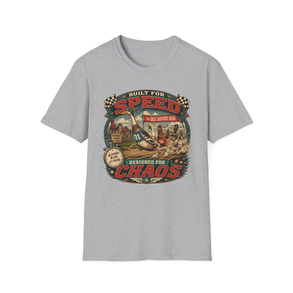 Built for Speed Barnyard Dash Indian Runner T-shirt, photo 3