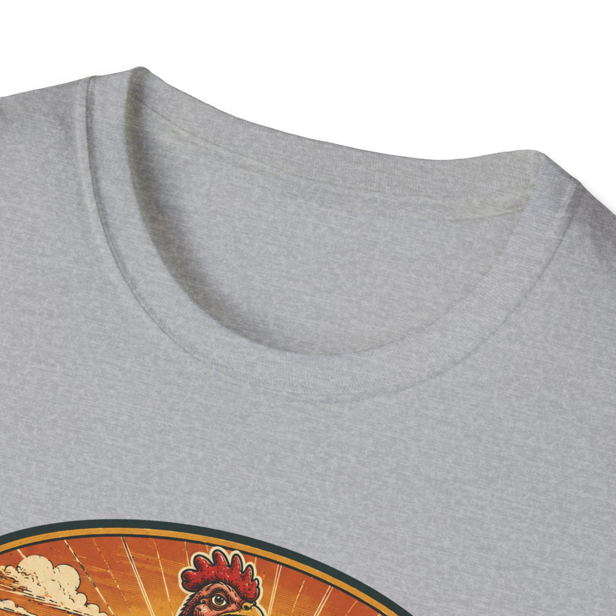 Bare Neck National Park Emblem T-Shirt — Naturally Ventilated Rooster Naked Neck Turken Tee