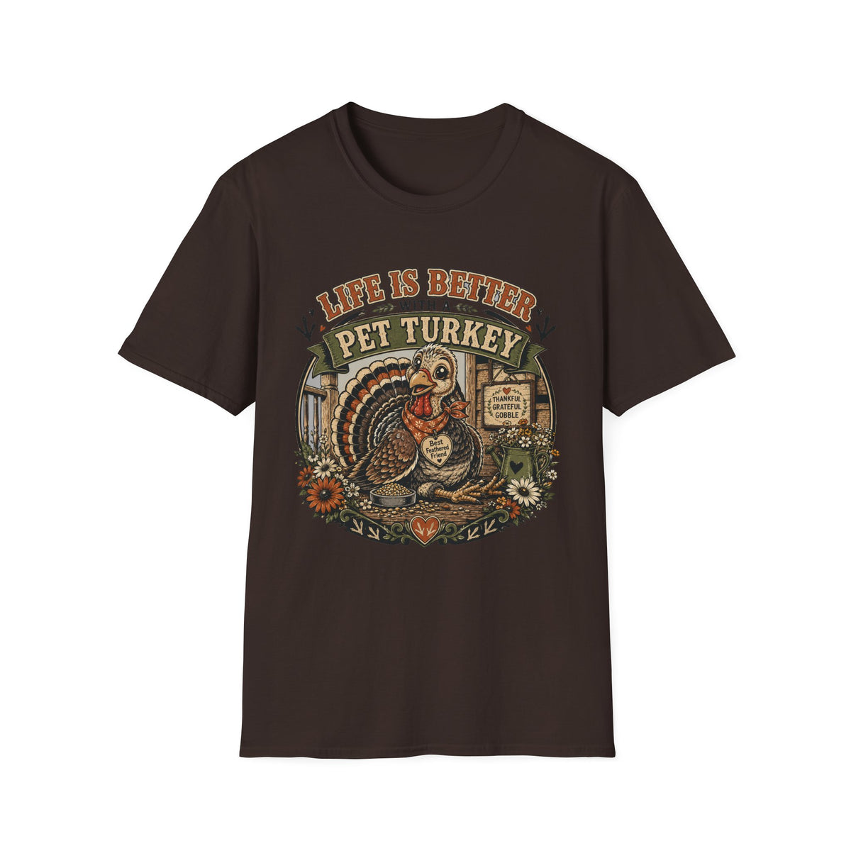 Life Is Better With a Pet Turkey T-shirt, photo 4