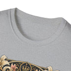 Crowned by Nature Polish Chicken T-Shirt — Vintage Botanical Hen Tee
