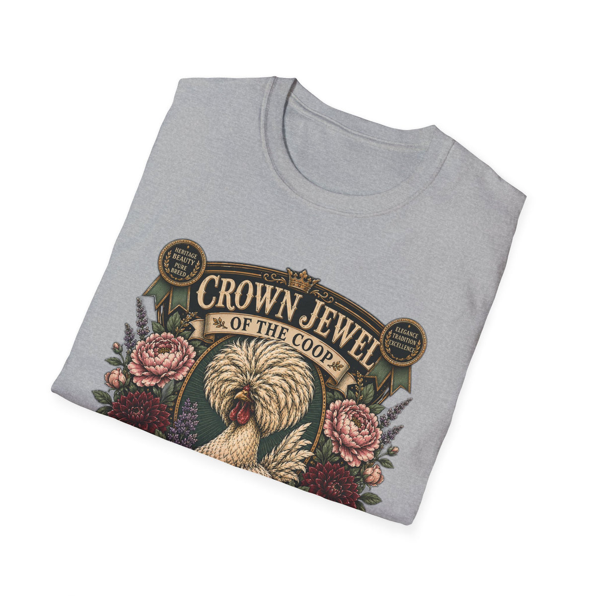 Crown Jewel of the Coop Polish Chicken T-Shirt — Rare, Refined & Remarkable