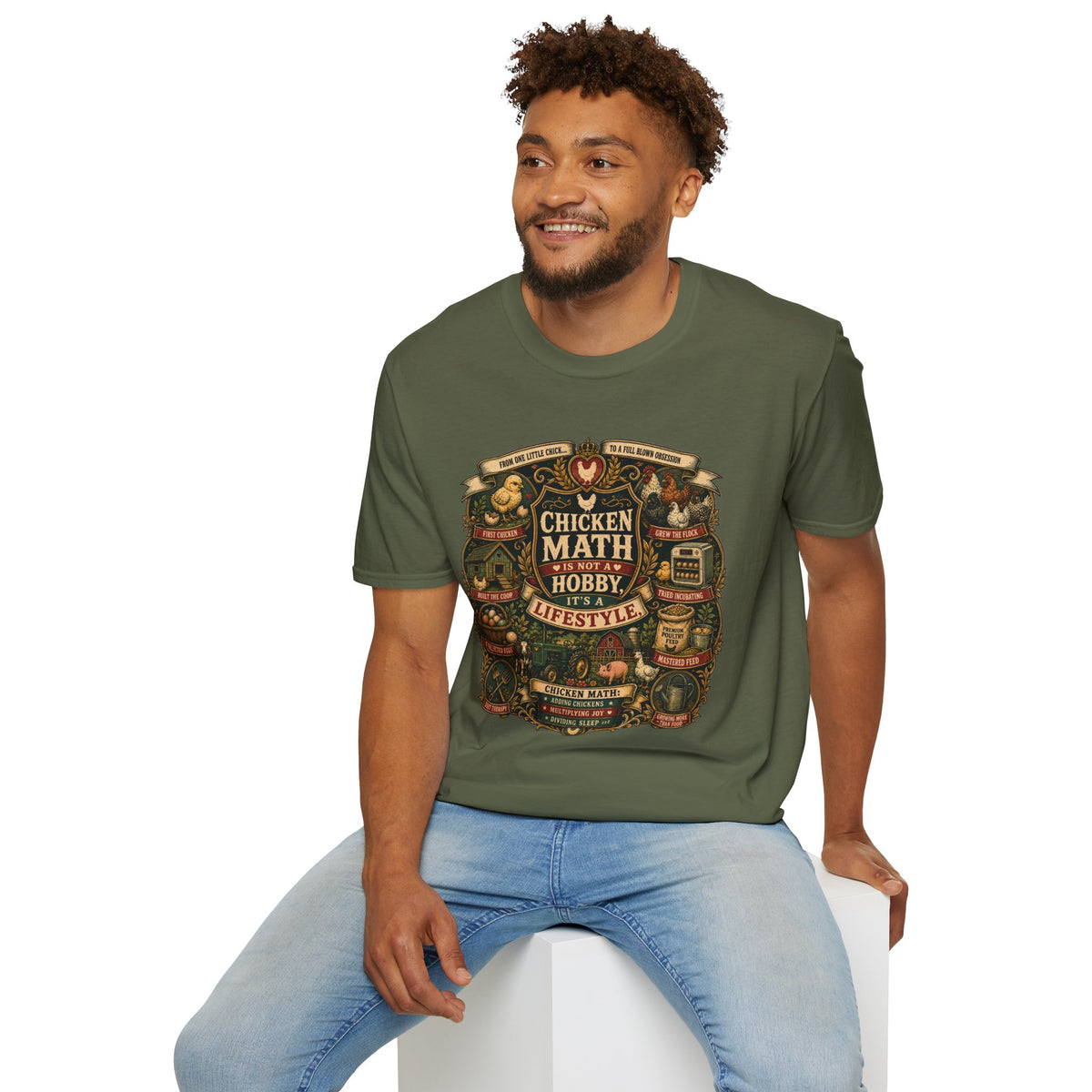 Chicken Math Is Not a Hobby It's a Lifestyle T-Shirt — Graphic Tee