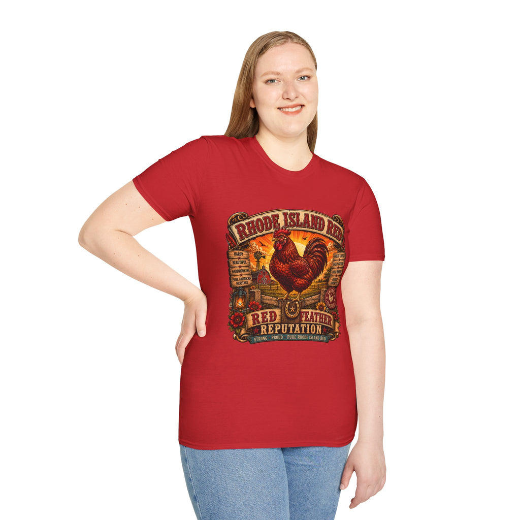 Rhode Island Red Reputation T-Shirt — Heritage Breed Graphic Tee