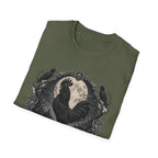 The Midnight Monarch Ayam Cemani T-Shirt — Moonlit Rooster Graphic Tee