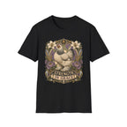 Strength in Grace Brahma Hen T-Shirt — Botanical Rooster Art Tee