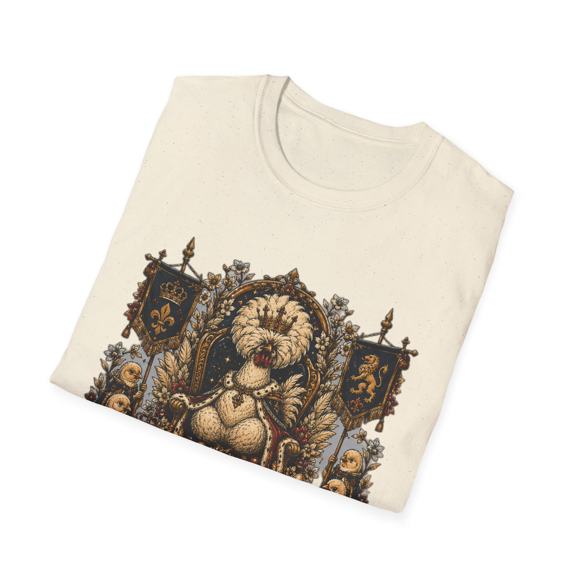 Royal Fluffiness — Queen of Eggs, ruler of the coop Polish Chicken T-Shirt