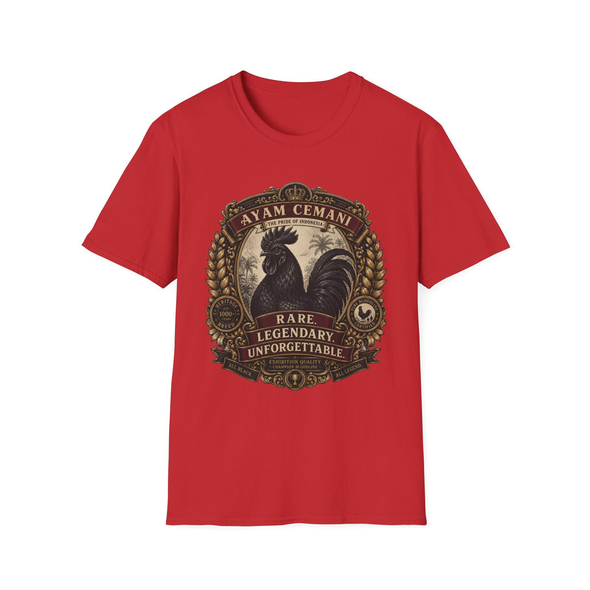 Ayam Cemani Heritage Badge T-shirt, photo 3