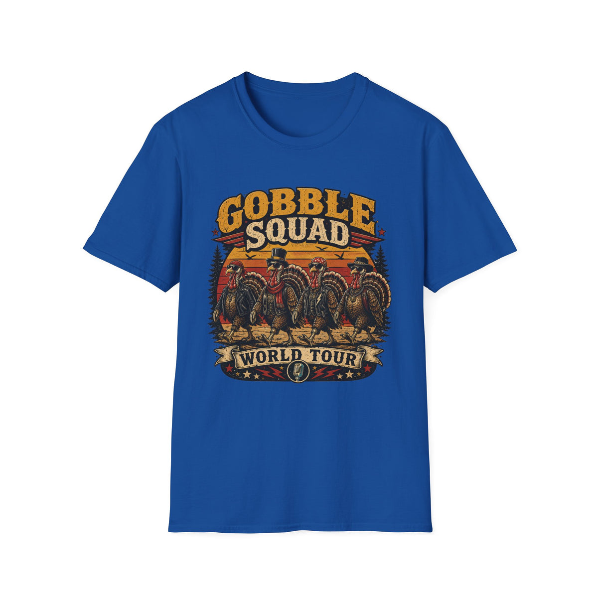 Gobble Squad World Turkey Tour Tee — Born to Strut