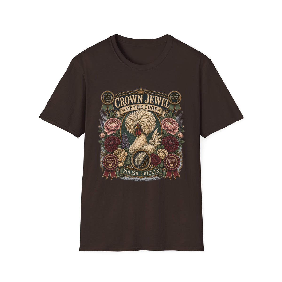 Crown Jewel of the Coop Polish Chicken T-shirt, photo 8