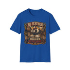Big Feathers, Bigger Reputation Brahma T-Shirt — Bold Rooster Graphic Tee
