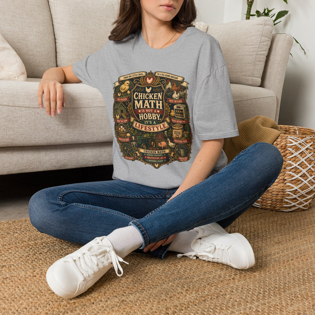 Chicken Math Is Not a Hobby It's a Lifestyle T-Shirt — Graphic Tee