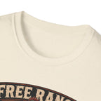 Free Range Road Crew Brahma T-Shirt — Biker Rooster Graphic Tee