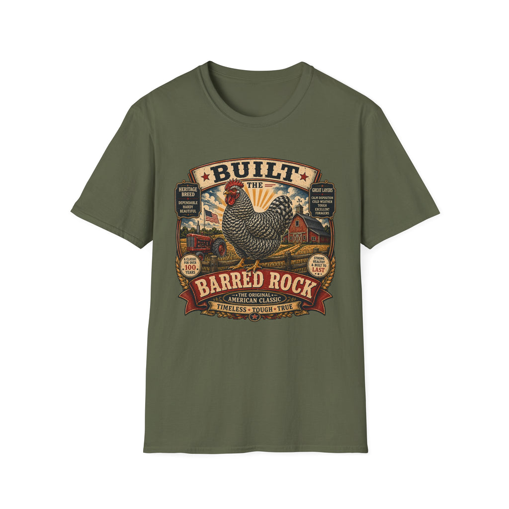 Barred Rock Rooster T-shirt, photo 4