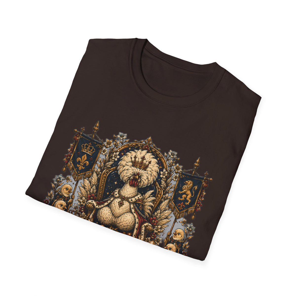 Royal Fluffiness — Queen of Eggs, ruler of the coop Polish Chicken T-Shirt