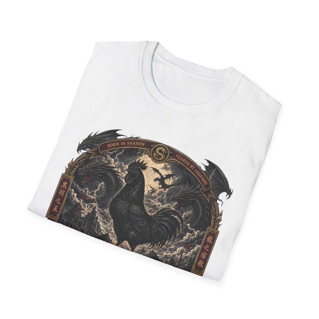 The Last Dragon Rooster Ayam Cemani T-Shirt — Legendary Warrior Tee