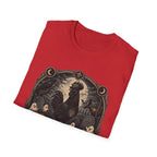 Night Shift Supervisor Ayam Cemani T-Shirt — Caretaker Rooster Graphic Tee