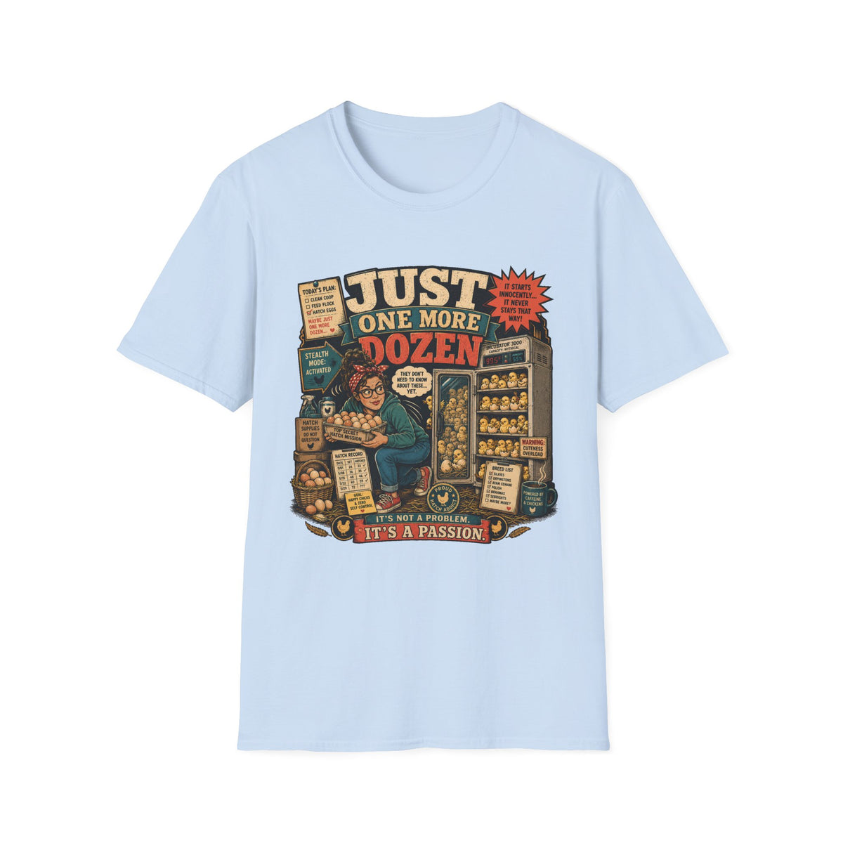 Just One More Dozen Hatch Mission T-shirt, photo 2