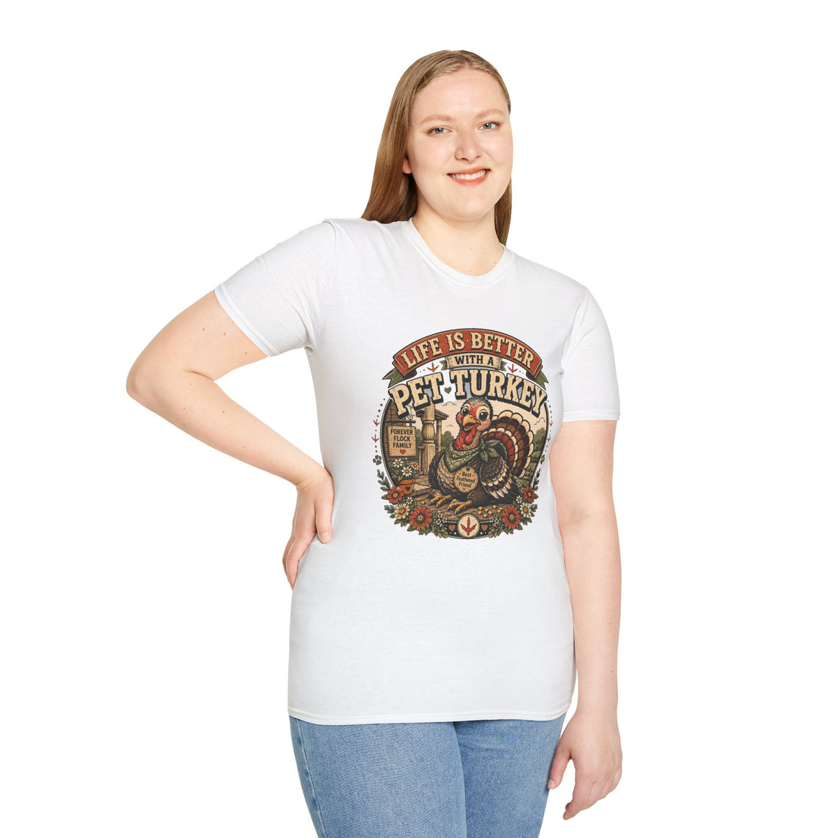 Life Is Better With a Pet Turkey Tee — Forever Flock Family