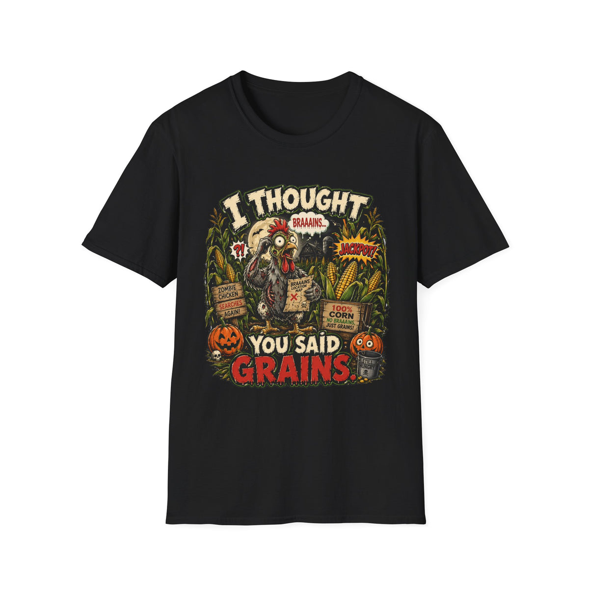 Zombie Chicken's Cornfield Jackpot T-shirt, photo 8