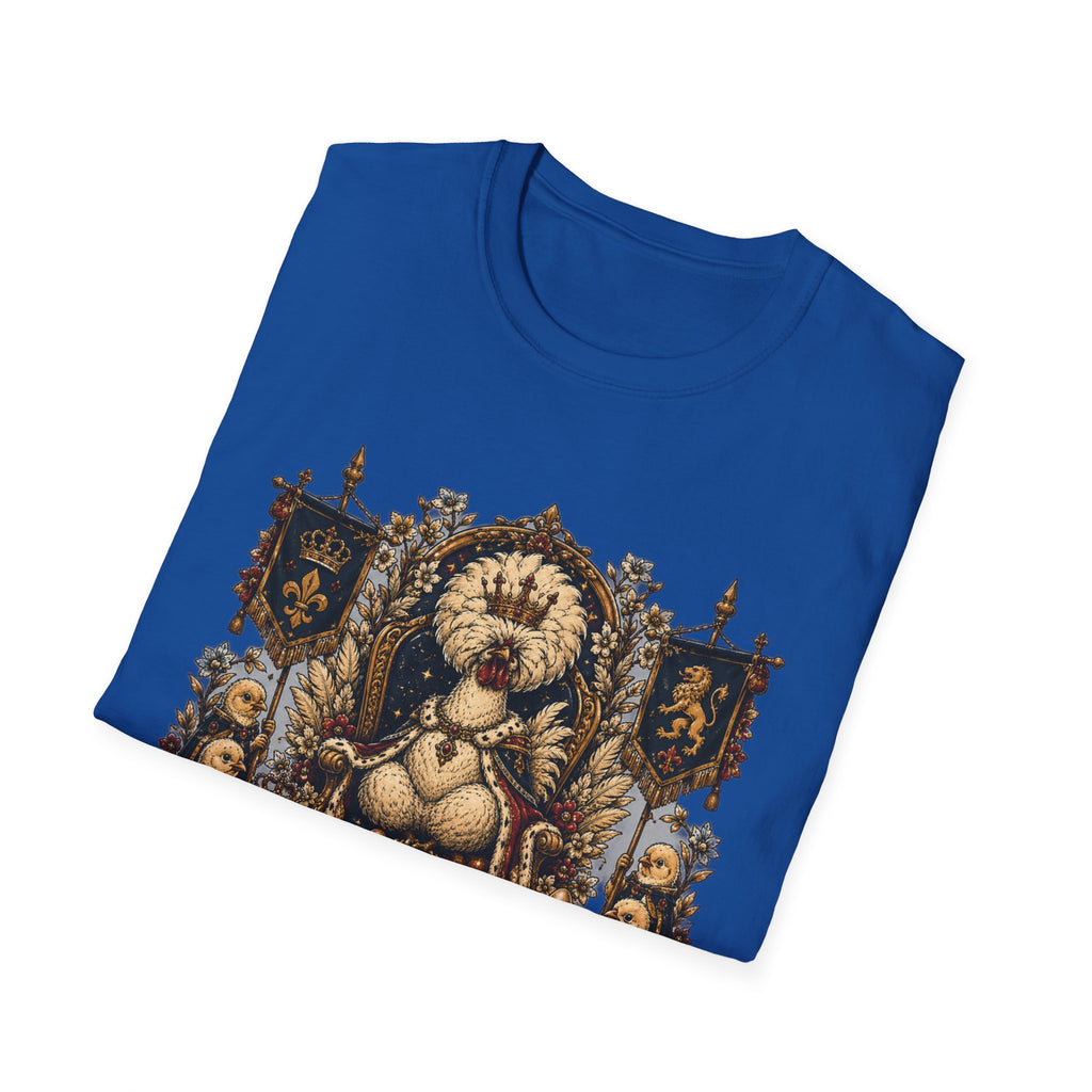 Royal Fluffiness — Queen of Eggs, ruler of the coop Polish Chicken T-Shirt