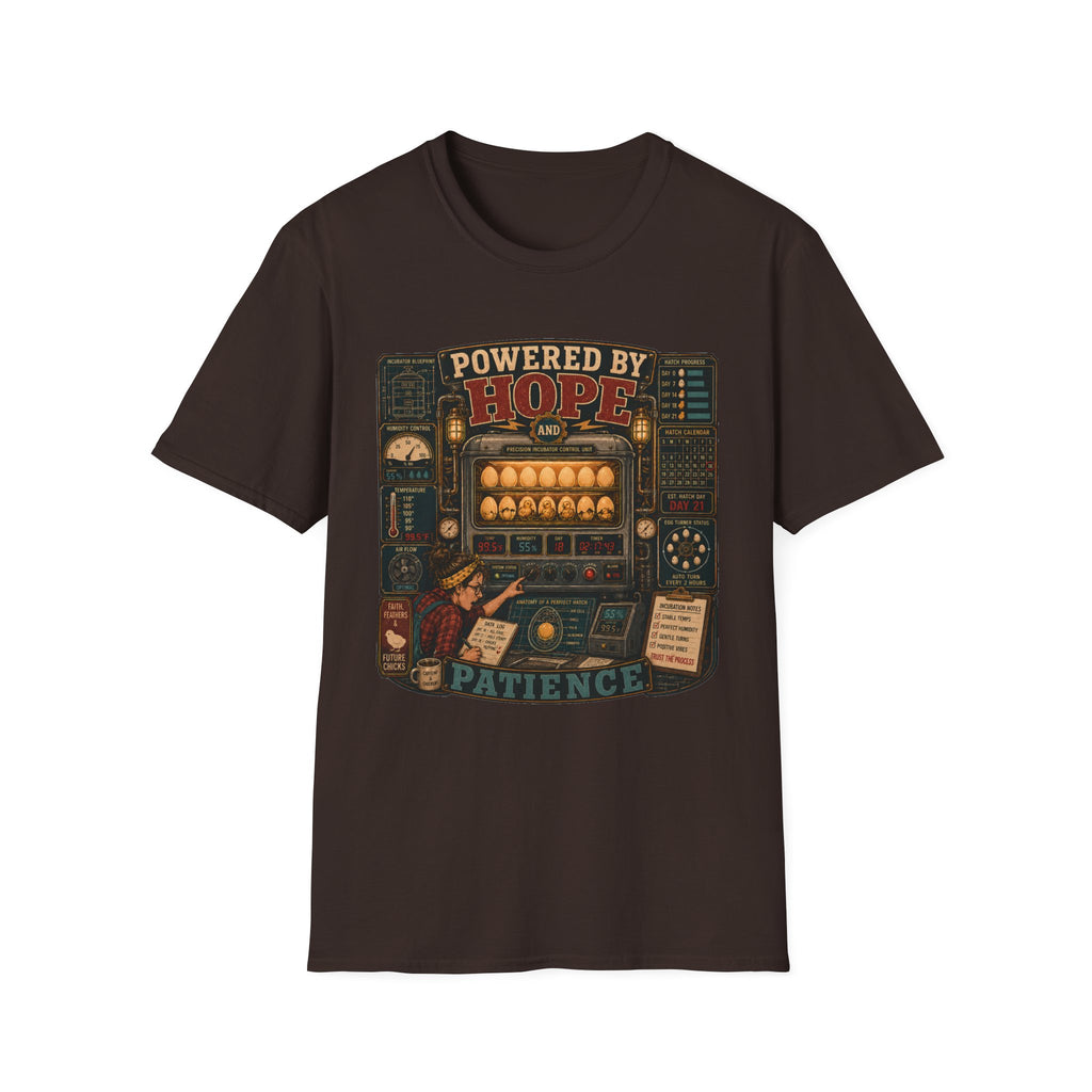 Powered by Hope and Patience T-shirt, photo 7