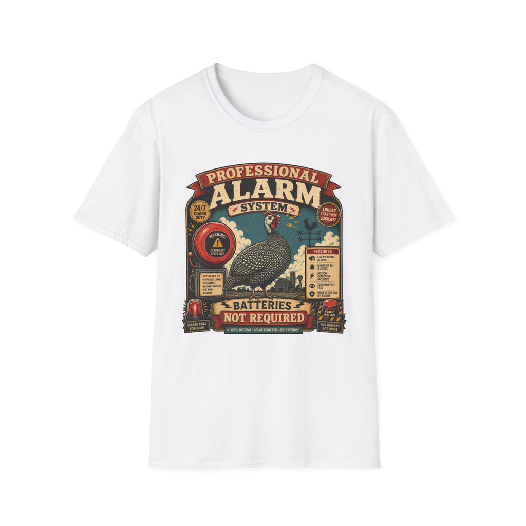 Professional Alarm System Guinea Fowl T-shirt, photo 2